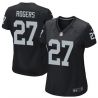 Cheap Carlos Rogers Raiders Women Jersey From China Black Game #27
