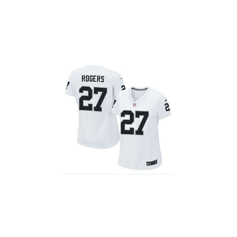 Cheap Carlos Rogers Raiders Women Jersey From China White Game #27