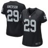 Cheap David Amerson Raiders Women Jersey From China Black Game #29