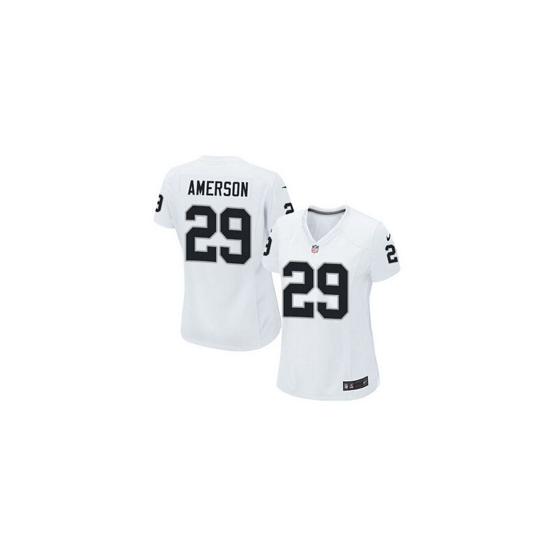 Cheap David Amerson Raiders Women Jersey From China White Game #29