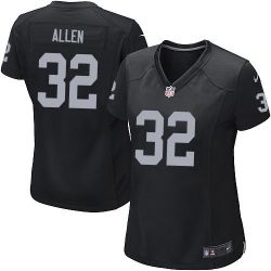 Cheap Marcus Allen Raiders Women Jersey From China Black Game #32