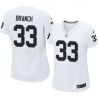 Cheap Tyvon Branch Raiders Women Jersey From China White Game #33