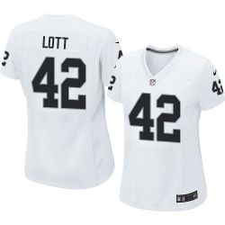 Cheap Ronnie Lott Raiders Women Jersey From China White Game #42