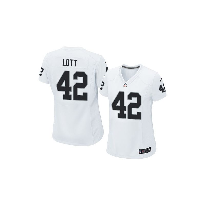 Cheap Ronnie Lott Raiders Women Jersey From China White Game #42