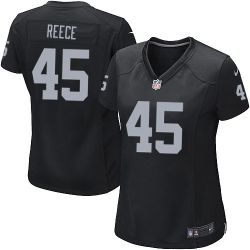 Cheap Marcel Reece Raiders Women Jersey From China Black Game #45