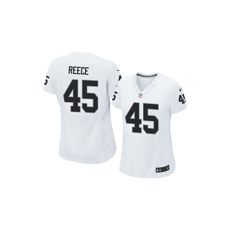 Cheap Marcel Reece Raiders Women Jersey From China White Game #45