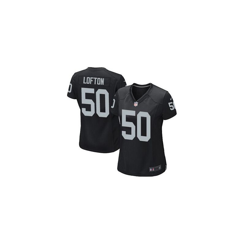Cheap Curtis Lofton Raiders Women Jersey From China Black Game #50