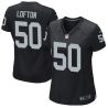 Cheap Curtis Lofton Raiders Women Jersey From China Black Game #50