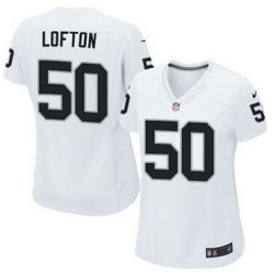 Cheap Curtis Lofton Raiders Women Jersey From China White Game #50