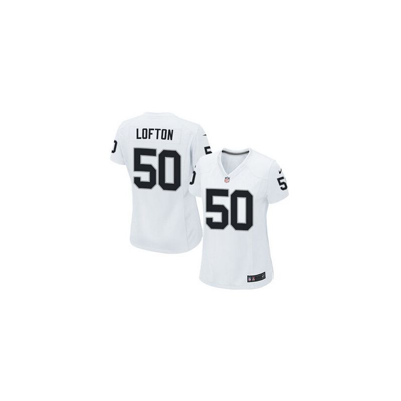 Cheap Curtis Lofton Raiders Women Jersey From China White Game #50