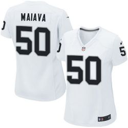 Cheap Kaluka Maiava Raiders Women Jersey From China White Game #50