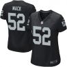 Cheap Khalil Mack Raiders Women Jersey From China Black Game #52