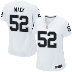 Cheap Khalil Mack Raiders Women Jersey From China White Game #52
