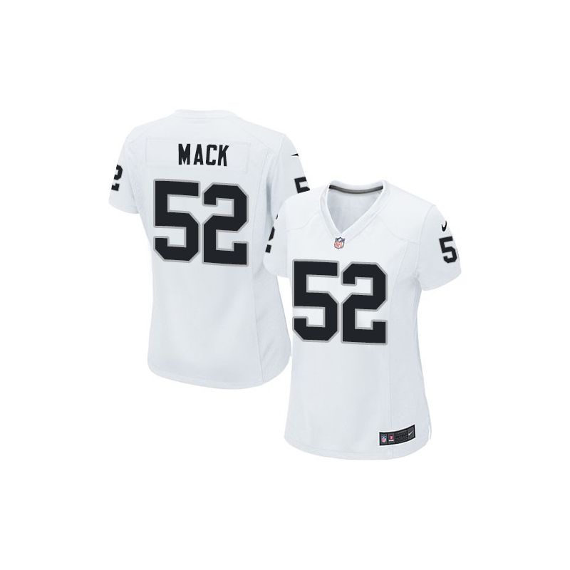 Cheap Khalil Mack Raiders Women Jersey From China White Game #52