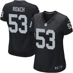 Cheap Nick Roach Raiders Women Jersey From China Black Game #53