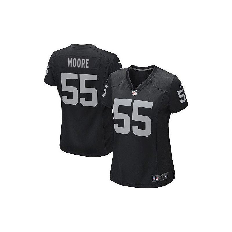 Cheap Sio Moore Raiders Women Jersey From China Black Game #55