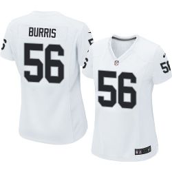 Cheap Miles Burris Raiders Women Jersey From China White Game #56