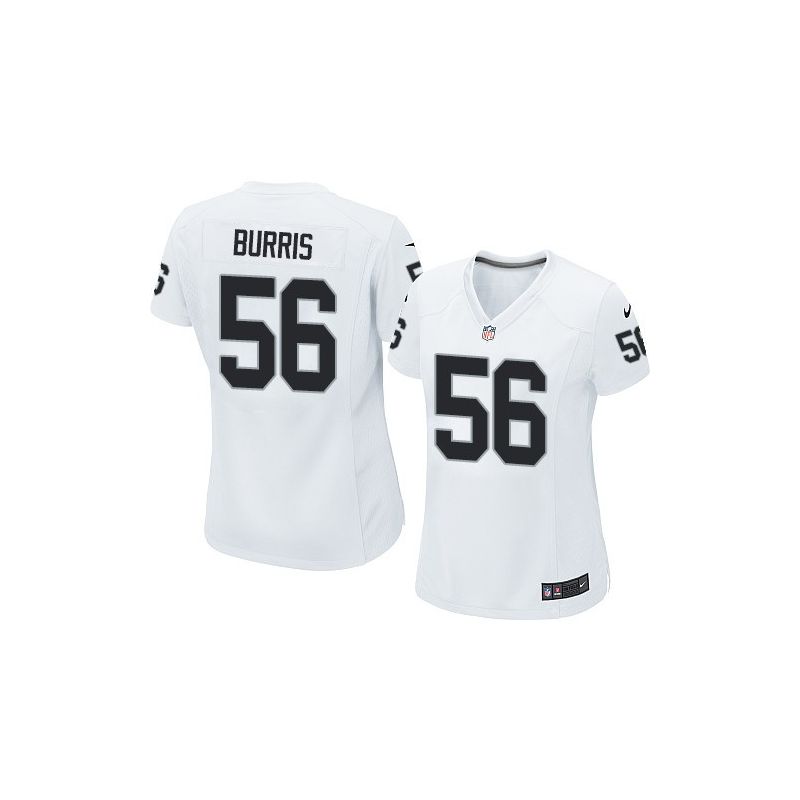Cheap Miles Burris Raiders Women Jersey From China White Game #56