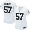 Cheap LaMarr Woodley Raiders Women Jersey From China White Game #57