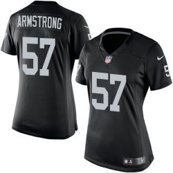 Cheap Ray-Ray Armstrong Raiders Women Jersey From China Black Game #57