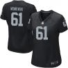 Cheap Stefen Wisniewski Raiders Women Jersey From China Black Game #61