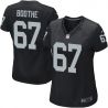 Cheap Kevin Boothe Raiders Women Jersey From China Black Game #67