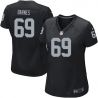 Cheap Khalif Barnes Raiders Women Jersey From China Black Game #69