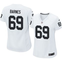 Cheap Khalif Barnes Raiders Women Jersey From China White Game #69