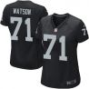 Cheap Menelik Watson Raiders Women Jersey From China Black Game #71