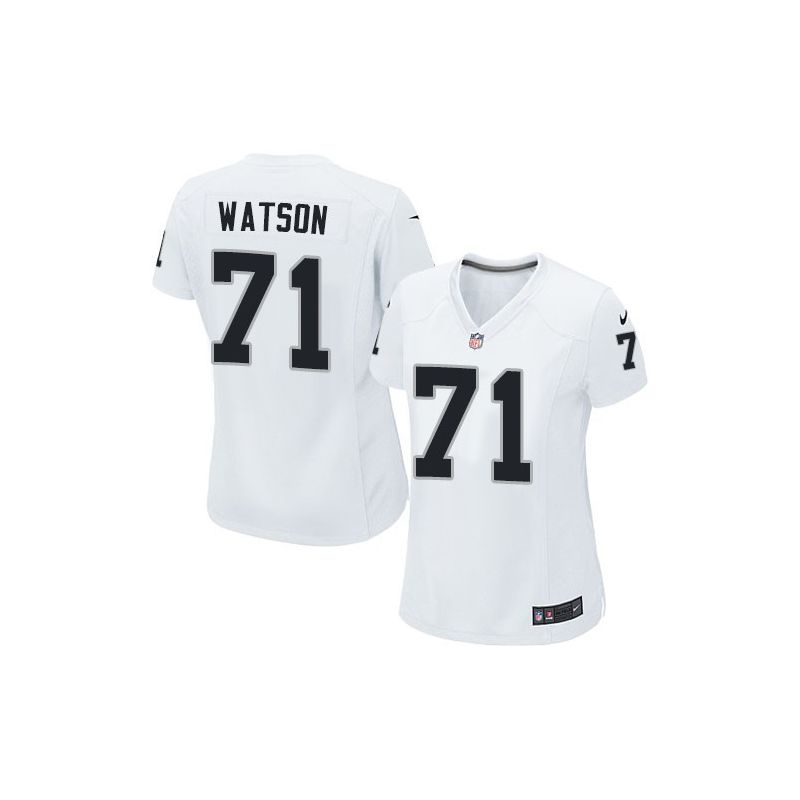Cheap Menelik Watson Raiders Women Jersey From China White Game #71
