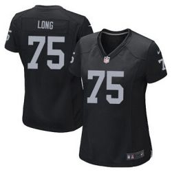 Cheap Howie Long Raiders Women Jersey From China Black Game #75