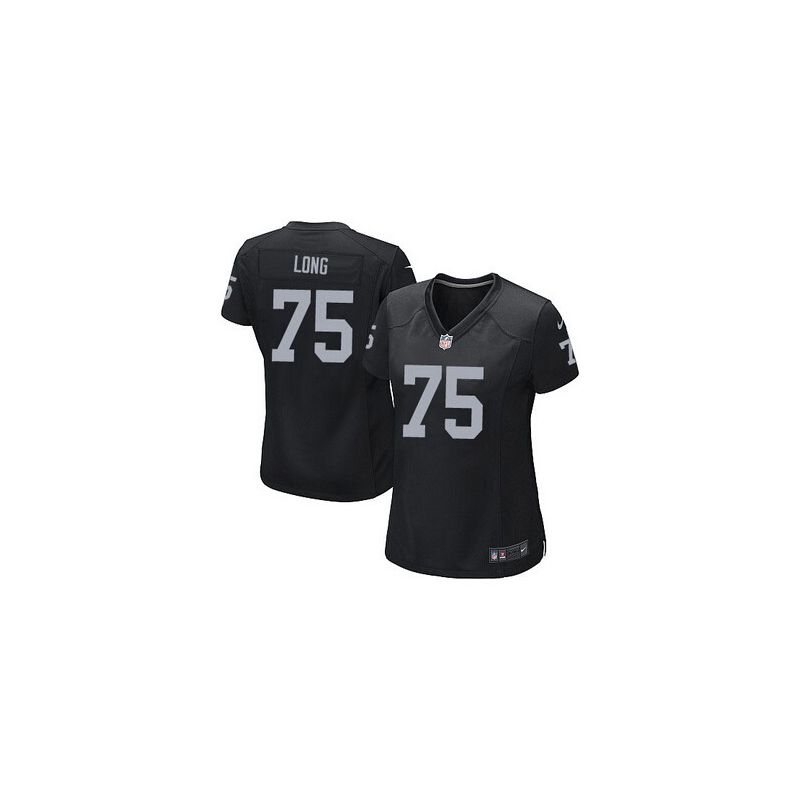 Cheap Howie Long Raiders Women Jersey From China Black Game #75