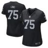 Cheap Howie Long Raiders Women Jersey From China Black Game #75