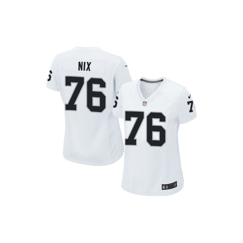 Cheap Lucas Nix Raiders Women Jersey From China White Game #76