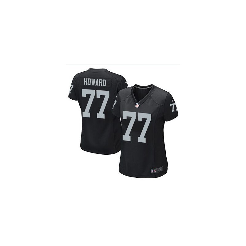 Cheap Austin Howard Raiders Women Jersey From China Black Game #77