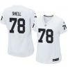 Cheap Art Shell Raiders Women Jersey From China White Game #78