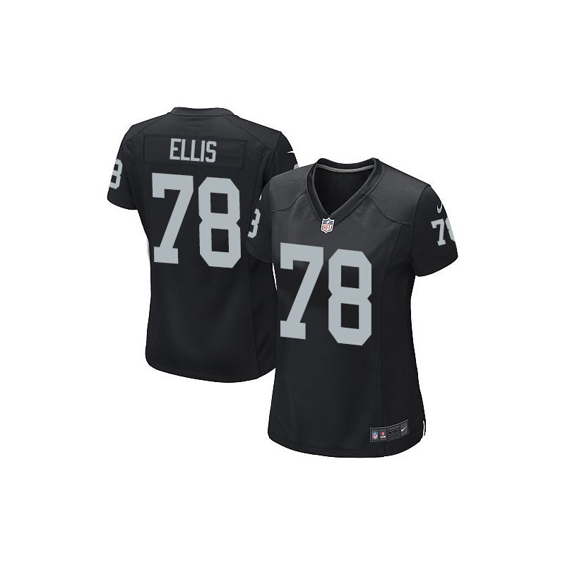 Cheap Justin Ellis Raiders Women Jersey From China Black Game #78