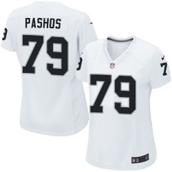 Cheap Tony Pashos Raiders Women Jersey From China White Game #79