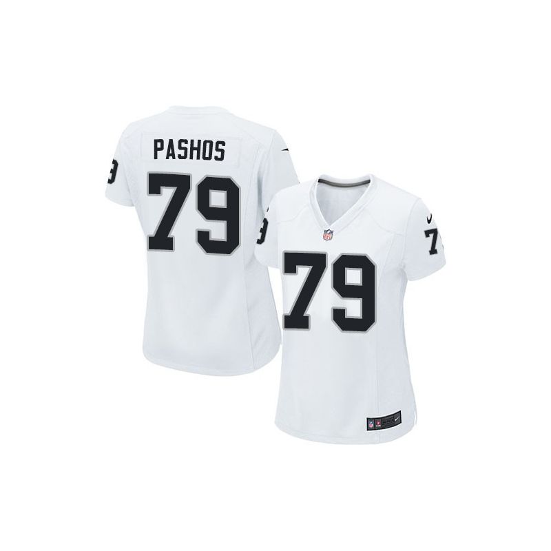 Cheap Tony Pashos Raiders Women Jersey From China White Game #79