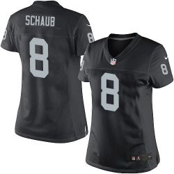 Cheap Matt Schaub Raiders Women Jersey From China Black Game #8