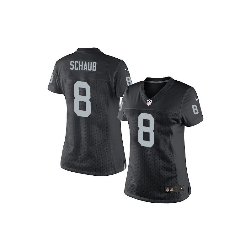 Cheap Matt Schaub Raiders Women Jersey From China Black Game #8