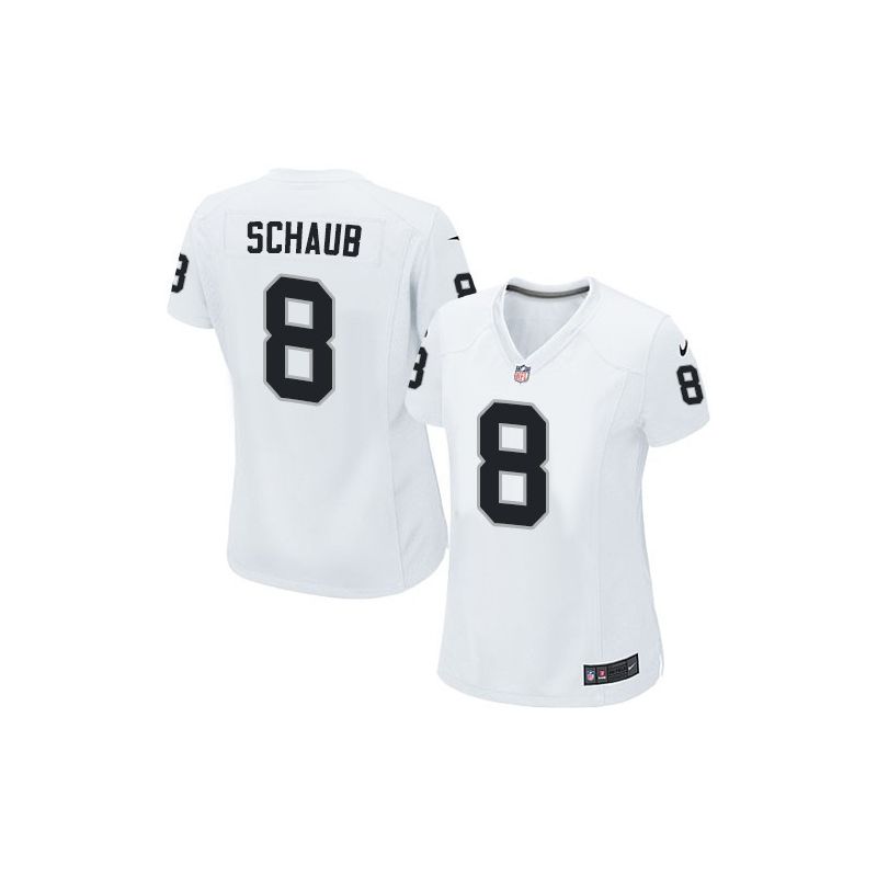 Cheap Matt Schaub Raiders Women Jersey From China White Game #8