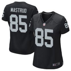 Cheap Jeron Mastrud Raiders Women Jersey From China Black Game #85