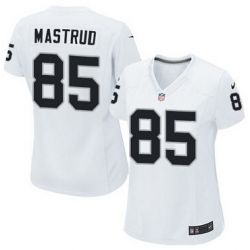 Cheap Jeron Mastrud Raiders Women Jersey From China White Game #85