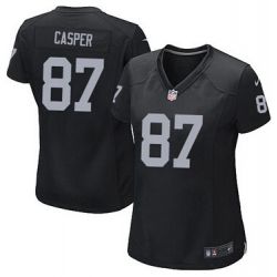 Cheap Dave Casper Raiders Women Jersey From China Black Game #87