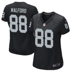 Cheap Clive Walford Raiders Women Jersey From China Black Game #88