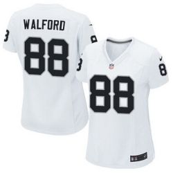 Cheap Clive Walford Raiders Women Jersey From China White Game #88