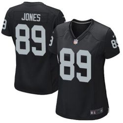 Cheap James Jones Raiders Women Jersey From China Black Game #89
