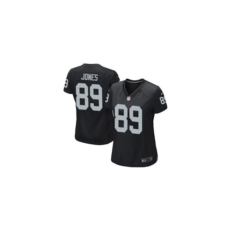 Cheap James Jones Raiders Women Jersey From China Black Game #89