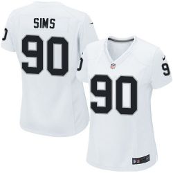 Cheap Pat Sims Raiders Women Jersey From China White Game #90